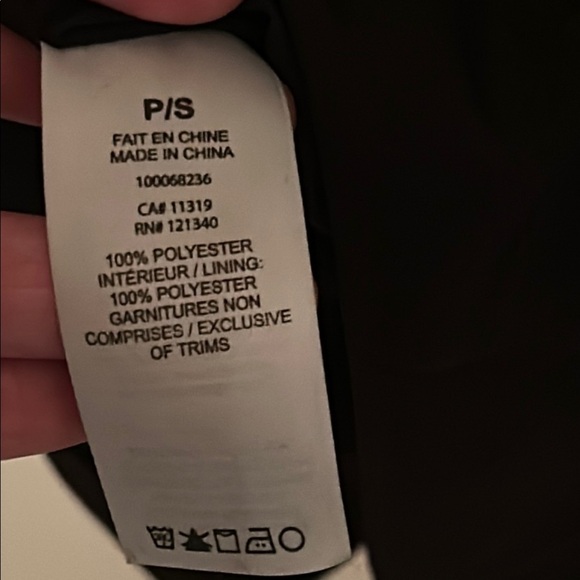 Dynamite Black and White Bishop Sleeve Dress, size S - Picture 5 of 7